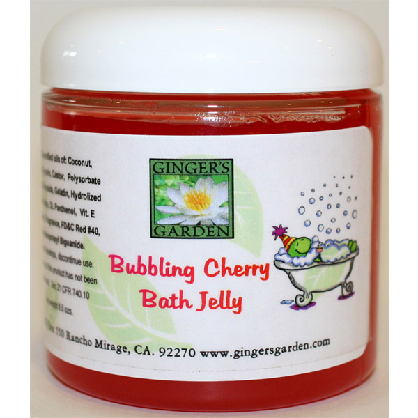 bath jelly cherry square